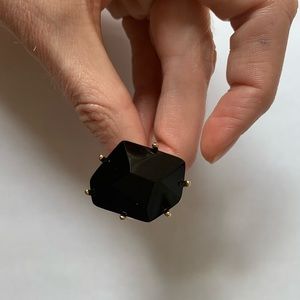 Black And Gold Cocktail Ring